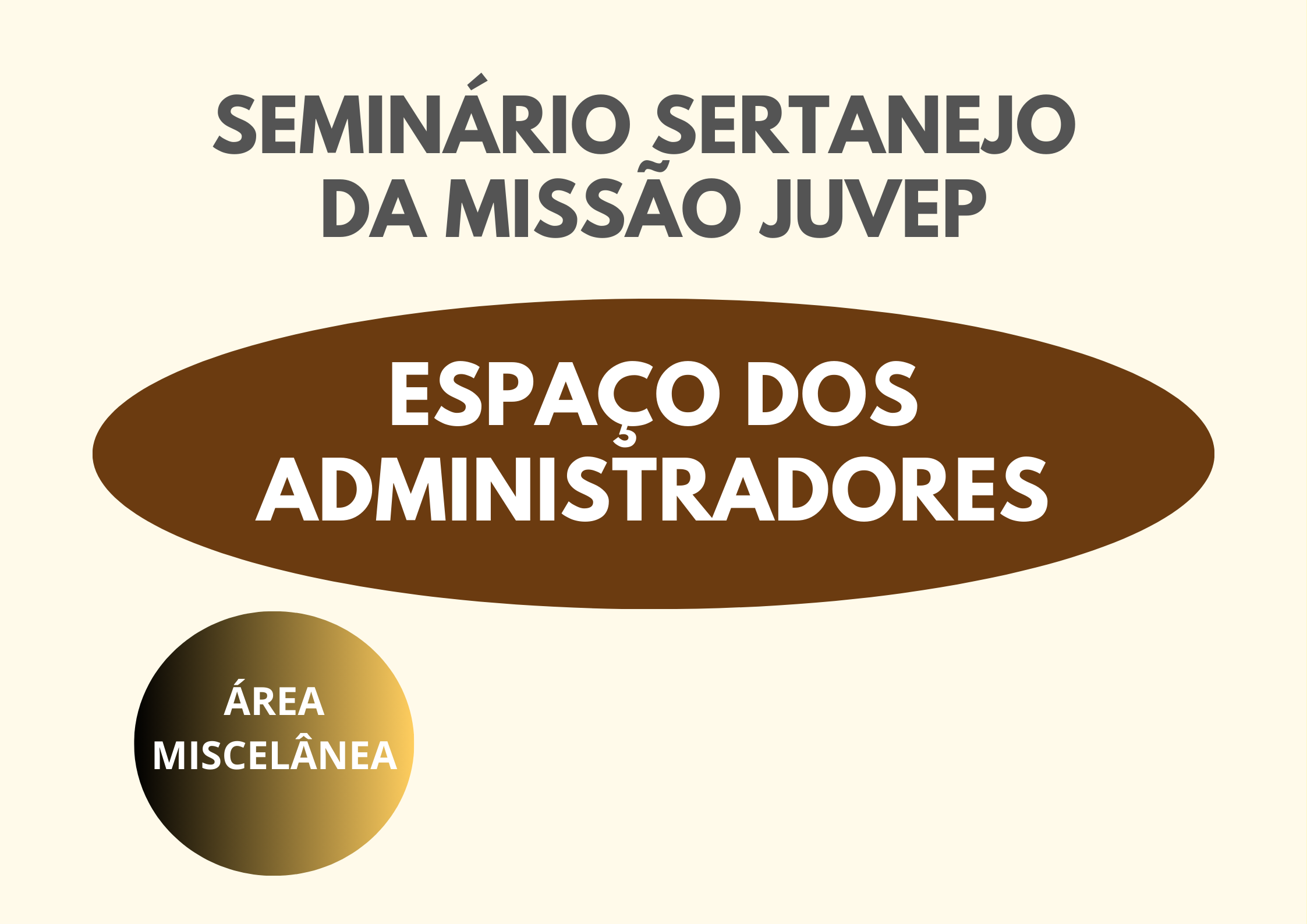 Espaço dos administradores