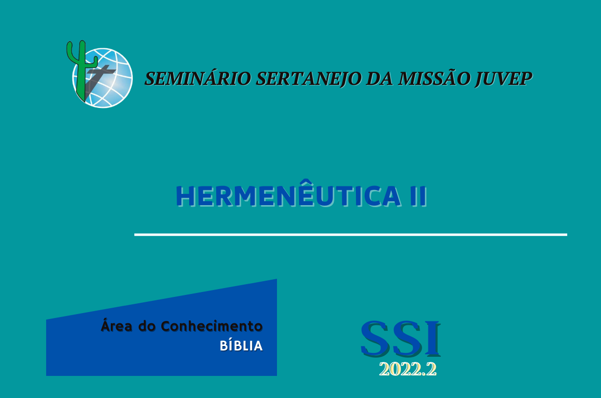 Hermenêutica II - 2022.2 