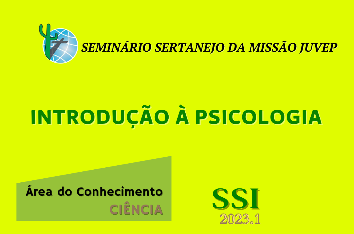 Introdução à Psicologia - 2023.1