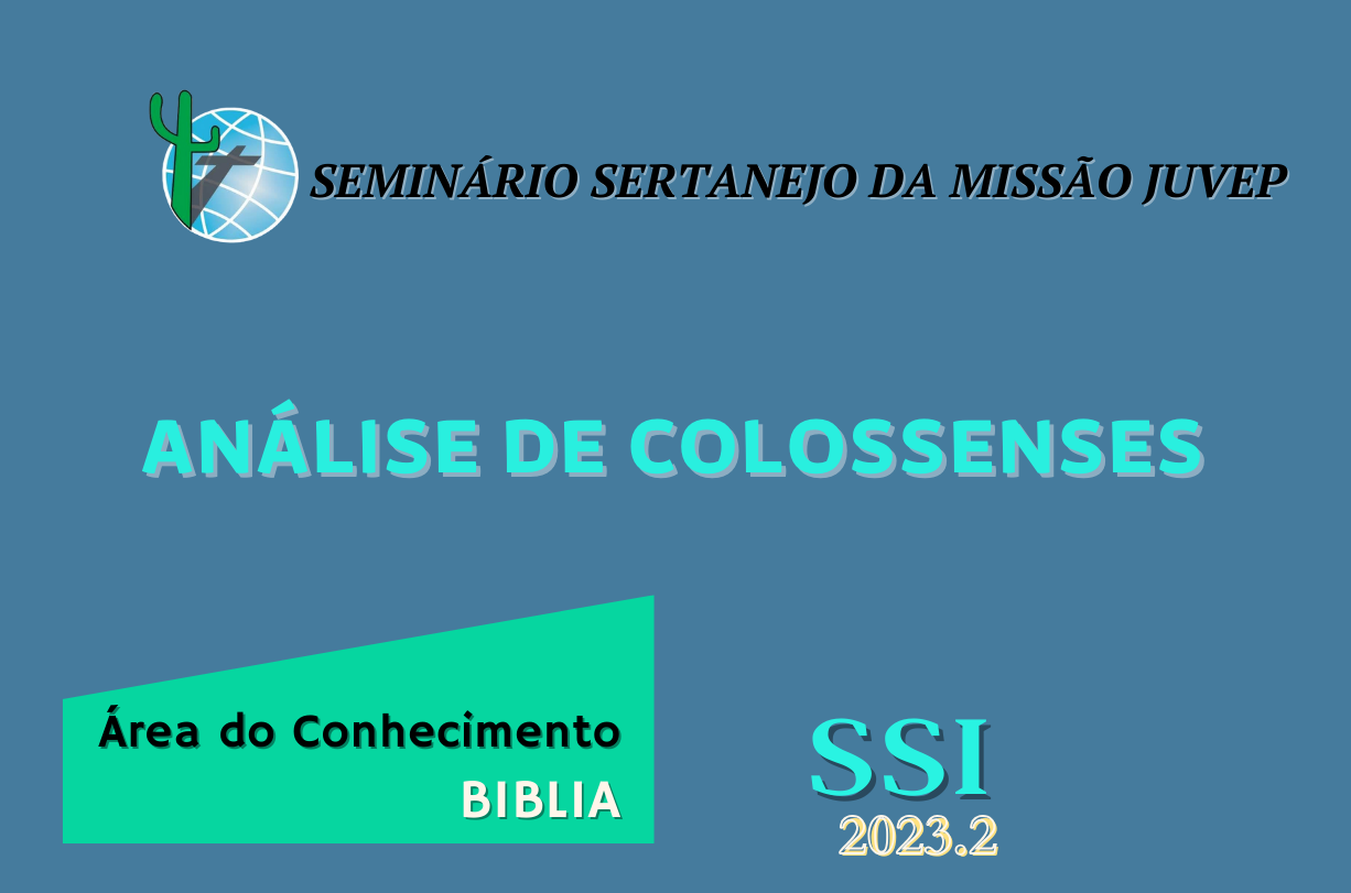 Análise de Colossenses - 2023.2