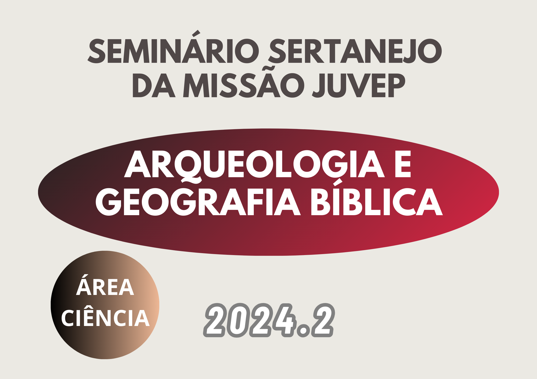 Arqueologia e Geografia Bíblica - 2024.2